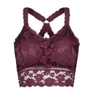 Plum Lace Bralette